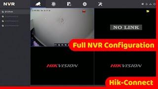 HikVision NVR Setup Including HikConnect NEW [upl. by Nrol992]