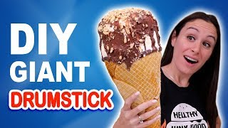 DIY GIANT ICE CREAM CONE 🍦 [upl. by Suryt]