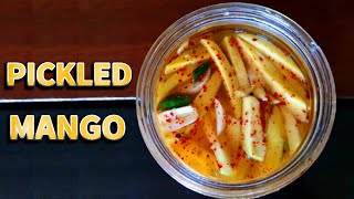 Pickled Mango Burong Mangga  How to Make Pickled Mango  Pinoy Appetizer  Lizas Best  18 [upl. by Acenom]