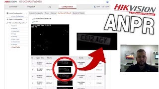 Hikvision ANPR Camera Demonstration [upl. by Bryon]