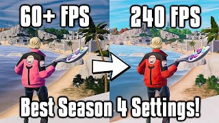 Fortnite Season 4 Settings Guide  FPS Boost Colorblind Modes amp More [upl. by Anaehs]