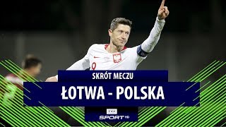 El Euro 2020 Łotwa  Polska Hattrick Lewandowskiego  Skrót meczu [upl. by Aivul468]