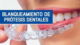 Cómo blanquear las prótesis dentales  Odontoespecialistas [upl. by Einnus504]