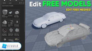 How To Edit Free Meshes From The ToolBox Roblox Studio [upl. by Flaherty]