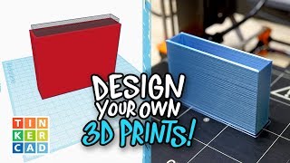 3D Print Your Own Designs for Free with Tinkercad [upl. by Avrit]