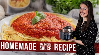 Homemade Spaghetti Sauce Recipe [upl. by Ahsym105]