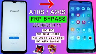 Samsung A10SA20S Frp Bypass Android 11 No Launcher apk  No Alliance Shield X Google Account Bypass [upl. by Dael15]