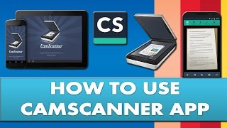 Scan documents on smartphone with Camscanner [upl. by Yadnil]