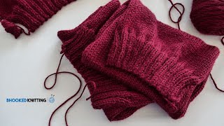 How to Knit a Cardigan Part one [upl. by Fatsug]