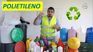 RECICLAJE DE POLIETILENO INYECCIÓN EXTRUSIÓN SOPLO ROTOMOLDEO [upl. by Einhoj]