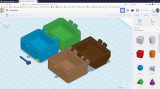 Tinkercad Tutorial Treasure Box Part 1 [upl. by Alethia]