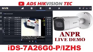 Hikvision ANPR Camera Configuration iDS ANPR Configuration [upl. by Lladnew]