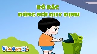 Kỹ Năng Sống Mầm Non Phần 5  Bỏ Rác Đúng Nơi Quy Định  Giáo Dục Mầm Non [upl. by Kuehn533]