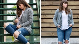 Crochet the Everyday Cardigan Sweater [upl. by Zerline]