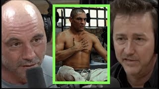 Edward Norton Talks Rickson Gracie with Joe Rogan [upl. by Drexler]