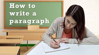 How to Write a Paragraph in English [upl. by Bree]