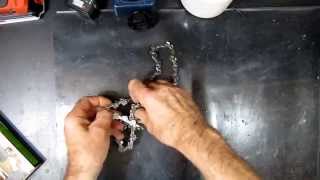 The Best Method to Untangle a Chainsaw Chain [upl. by Terzas]