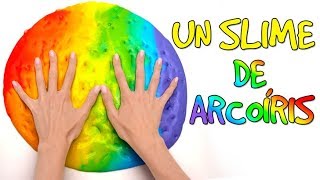 Cómo hacer un Slime Arcoíris🌈💩 [upl. by Lita613]