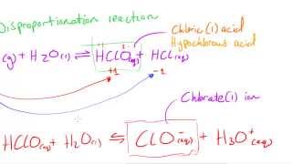 Chlorine and Water  AS Chemistry [upl. by Ecnarf]