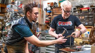 Adam Savage Gets Schooled By a Metal Master [upl. by Llenrac]