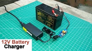 How to Make a 12 Volt Battery Charger [upl. by Llamaj]