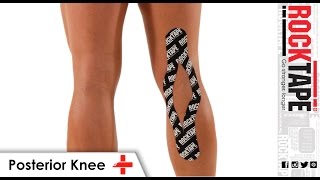 RockTape  Kinesiology Tape Instruction  Posterior Knee [upl. by Igal838]