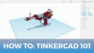 How To Use Tinkercad 3D Design Software 101 [upl. by Etneciv712]