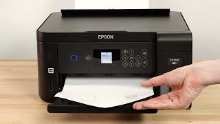 Epson WorkForce ET2750 Cleaning the Print Head [upl. by Llerrat]