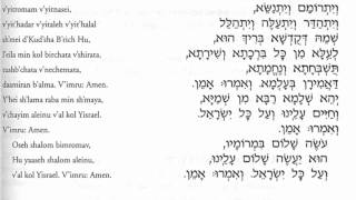 How to recite Mourners Kaddish [upl. by Noyar]