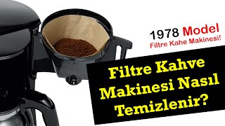 Filtre Kahve Makinası Nasıl Temizlenir [upl. by Klayman]