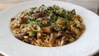 How to Make Mushroom Risotto  Best Mushroom Risotto Recipe [upl. by Anelehs238]