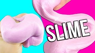 HAZ SLIME ESPONJOSO SIN BORAX  DIY FLUFFY SLIME  Tutoriales Belen [upl. by Morie]