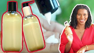 How To Make HAIR CONDITIONER  RINSE OUT and LEAVE IN Recipes [upl. by Bates463]