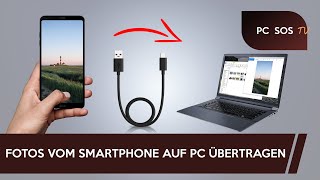 Fotos vom Smartphone auf PC übertragen  PC SOS TV [upl. by Yanahc]