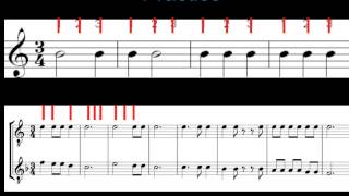 Rhythm Practice 34 Time Signature [upl. by Adeuga]