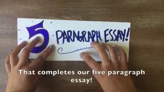 How to write a five paragraph essay [upl. by Almena]