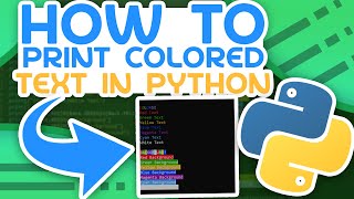 How To Print Colored Text in Python Colorama Tutorial [upl. by Nitsua374]