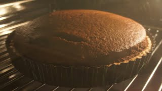 Cake baking in the ovenRising Cake Part 1 [upl. by Amick]