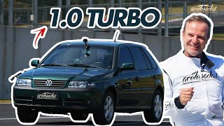 RUBINHO ACELERA O PRIMEIRO 10 TURBO DO BRASIL Gol 10 16V Turbo na Volta Rápida 222 [upl. by Ocirled]