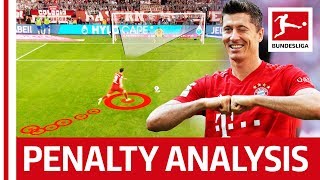 Robert Lewandowski  How To Score The Perfect Penalty [upl. by Melda]