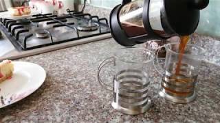 French Press ile filtre kahve yapımı [upl. by Ocin]