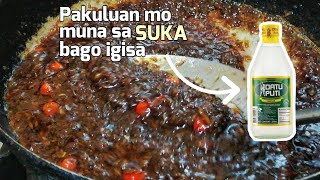 BAGOONG ALAMANG  SIKRETO PARA SUMARAP AT TUMAGAL [upl. by Eiryk]