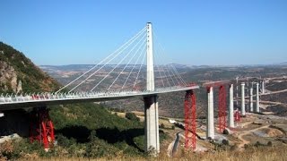 Launching the Millau Viaducts Bridge Deck Sections  Enerpac Heavy Lifting Technology [upl. by Arocet364]