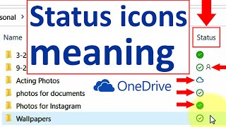 OneDrive Status Meaning [upl. by Kered]