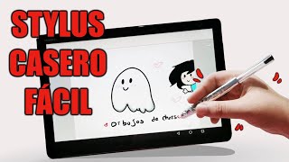 COMO HACER UN LAPIZ TACTIL CASERO STYLUS FACIL  DIBUJOS DE CHRIS [upl. by Elmo]