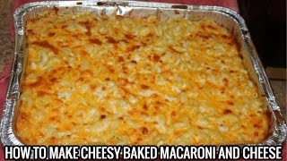 THE EASIEST AND CHEESIEST MACARONI AND CHEESE RECIPE [upl. by Aidnac]