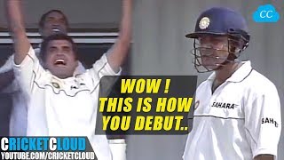 Sehwag Showing how to Play Debut Test Match  Fearless Cricketer [upl. by Vincelette]