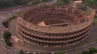 O Mundo Visto de Cima Itália Caserta até Tivoli via Roma Discovery HD Theater [upl. by Poore]