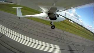 high speed Flyby Pipistrel Virus SW 100 Taildragger [upl. by Seessel]