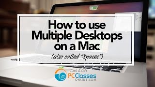 How to Use Multiple Desktops or Spaces on a Mac [upl. by Nisse]